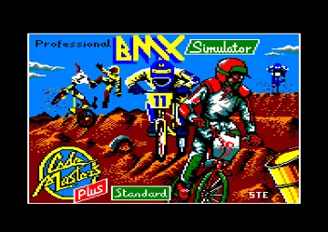 Professional Bmx Simulator (UK) (2 faces) (1988) screen shot title